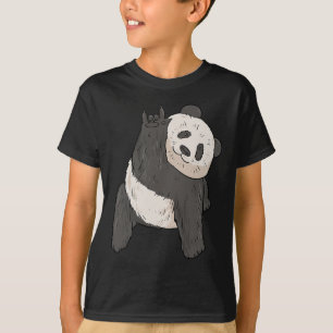 Camiseta ILY Panda ASL Gesto de Mão surdo surdo perda de au