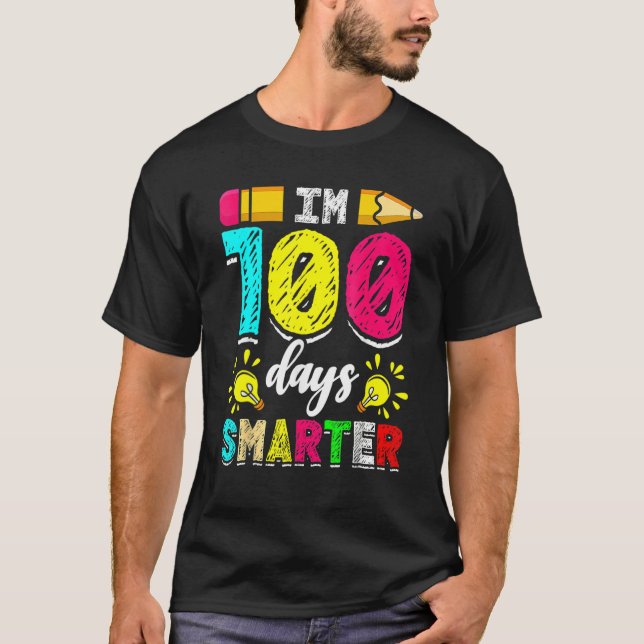 Camiseta I'm 100 Days Smarter Student 100th School Day Chal (Frente)