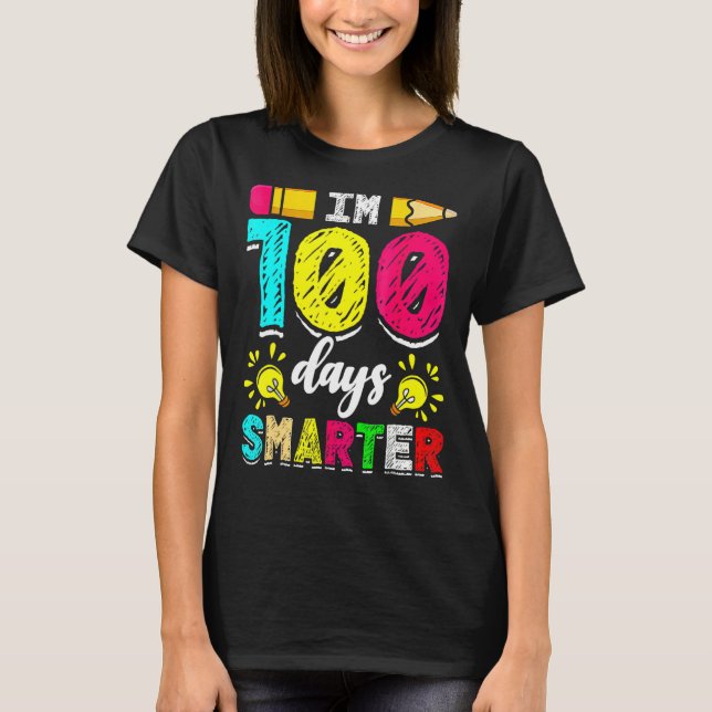 Camiseta I'm 100 Days Smarter Student 100th School Day Chal (Frente)