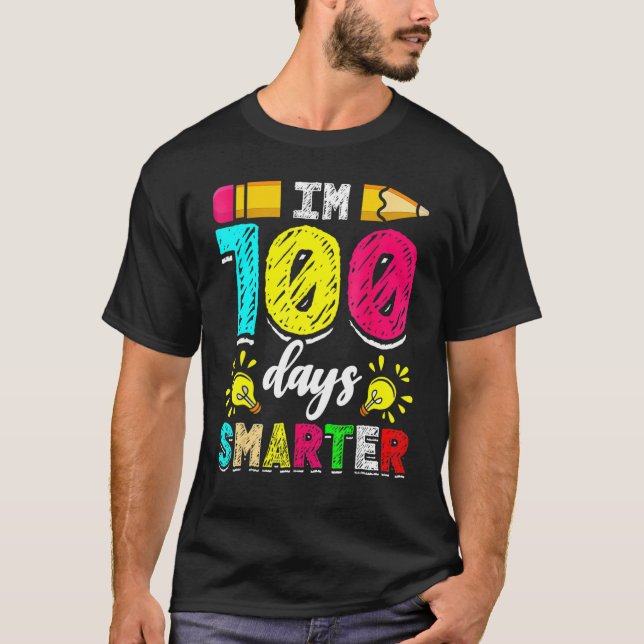 Camiseta I'm 100 Days Smarter Student 100th School Day Chal (Frente)