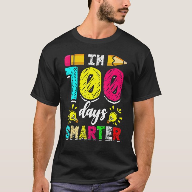 Camiseta I'm 100 Days Smarter Student 100th School Day Chal (Frente)