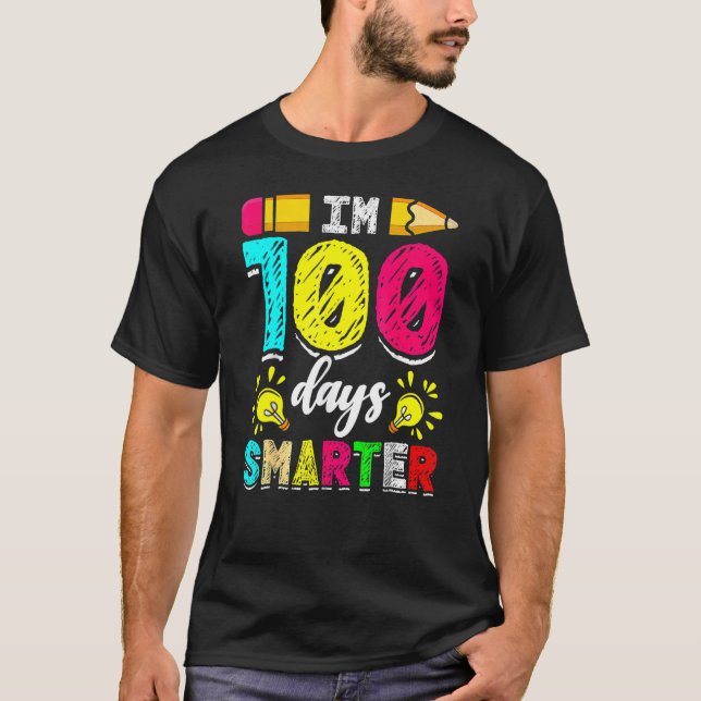 Camiseta I'm 100 Days Smarter Student 100th School Day Chal (Frente)