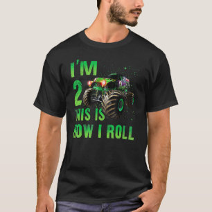 Camiseta Im 2 É Assim Que Eu Rolo segundo aniversário De 2 