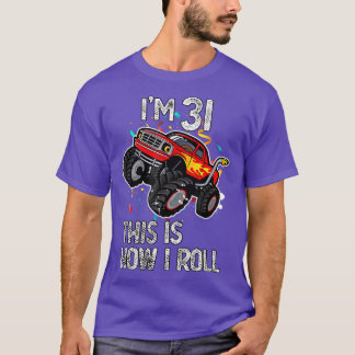 Camiseta I'm 31 This Is How I Roll 31st Birthday Monster Tr
