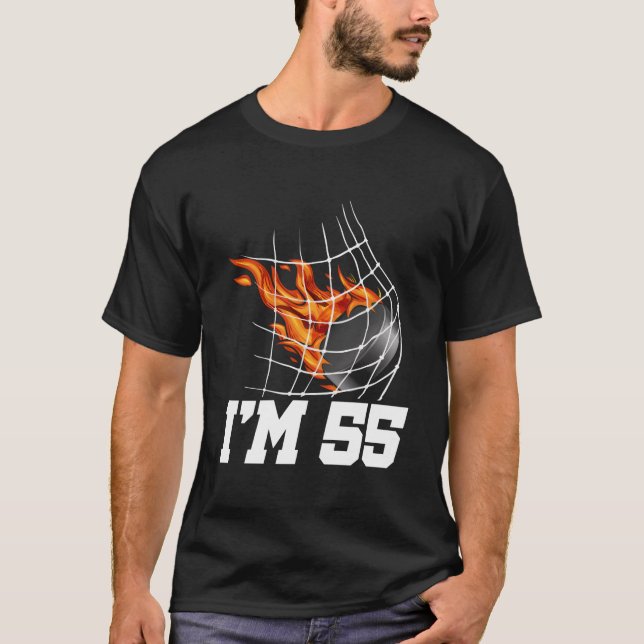 Camiseta I'M 56 Ice Hockey Goal Net Sports 56Th (Frente)