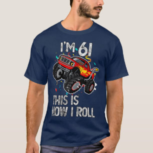 Camiseta I'm 61 This Is How I Roll 61st Birthday Monster Tr