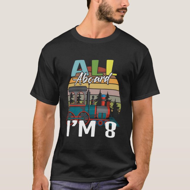 Camiseta I'M 8 Py All Abroad Train Trip (Frente)