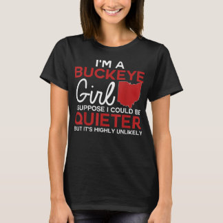 Camiseta Im A Buckeye Girl Ohio State For Women