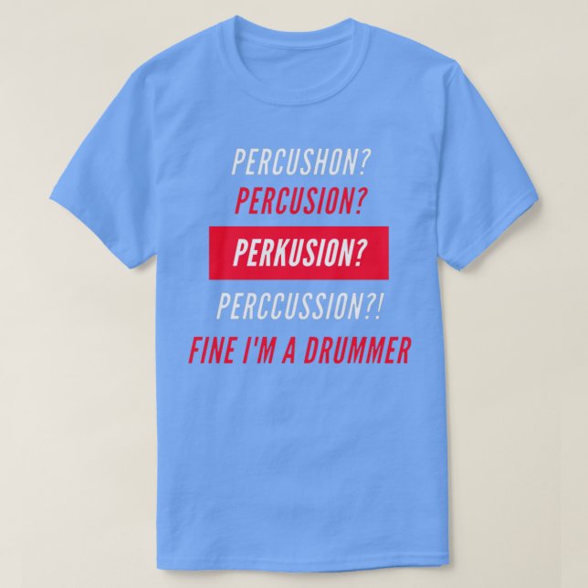 Camiseta Im A Drummer (Frente do Design)