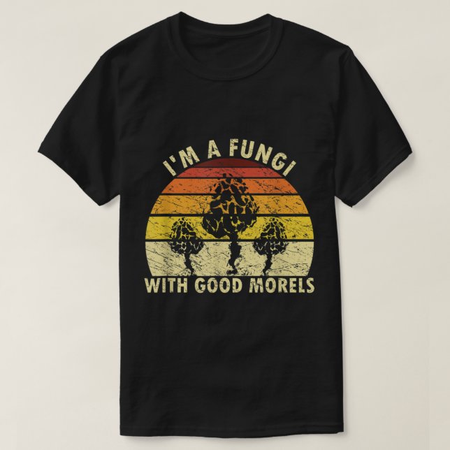 Camiseta Im A Fungi Funny Mushroom Foraging Shirt Retro Fun (Frente do Design)