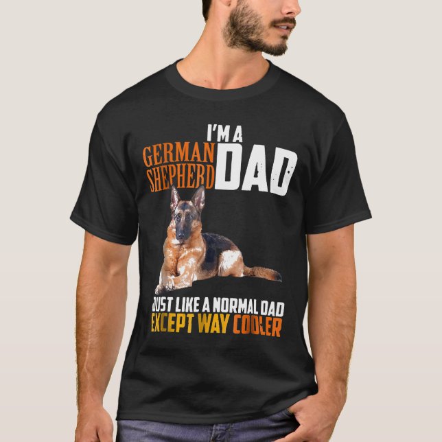 Camiseta Im A German Shepherd Dad (Frente)
