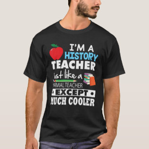 Camiseta I'm A History Teacher Just Like Normal Except Much
