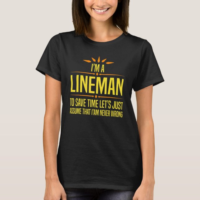 Camiseta Im a Lineman (Frente)