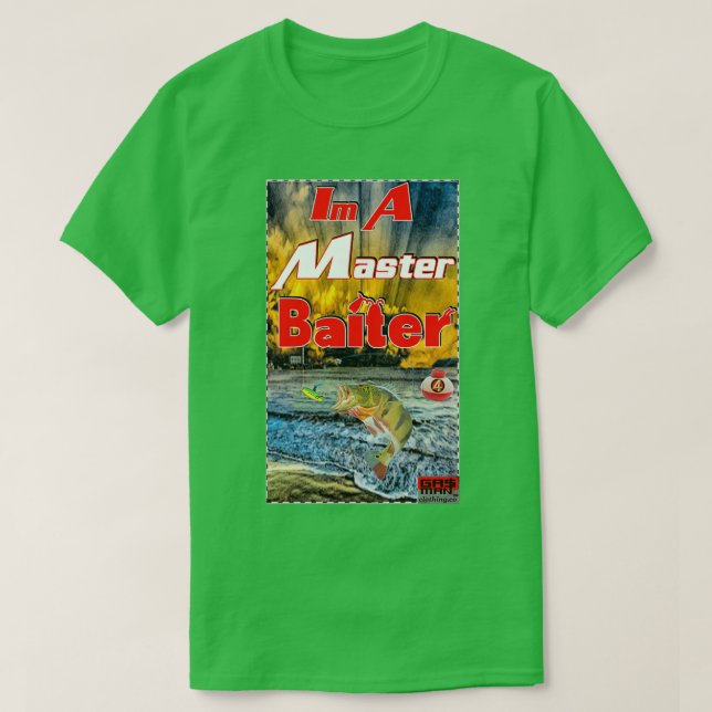 Camiseta Im A Master Baiter (Frente do Design)
