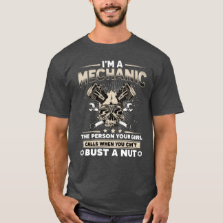 Camiseta Im A Mechanic Funny Auto Car Mechanic Father Dad g