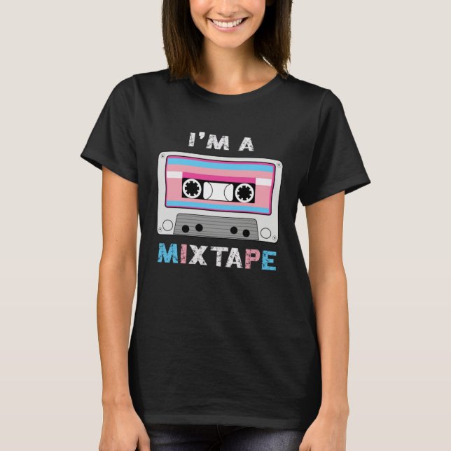 Camiseta Im A Mixtape Transgender Casette Tape Trans Pride  (Frente)