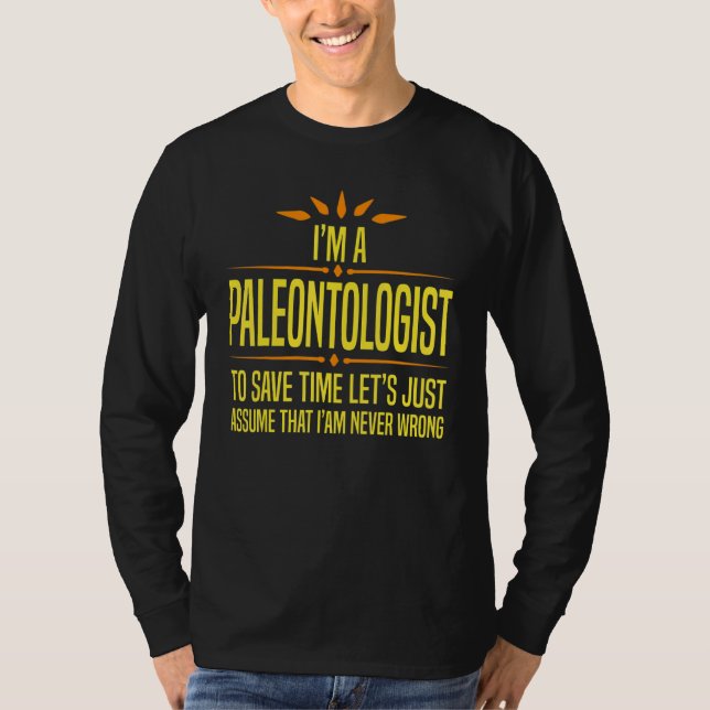 Camiseta Im a Paleontologist (Frente)