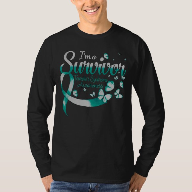 Camiseta I'm A Survivor Tourette's Syndrome Awareness Butte (Frente)