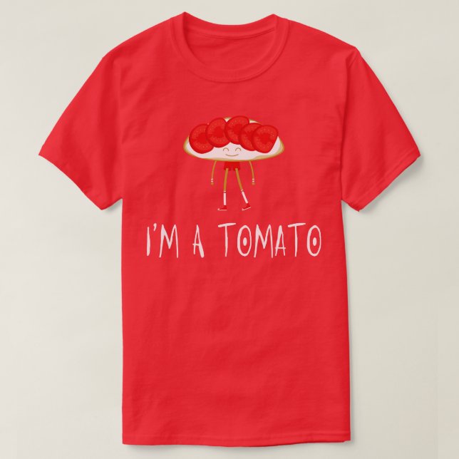 Camiseta Im A Tomato (Frente do Design)