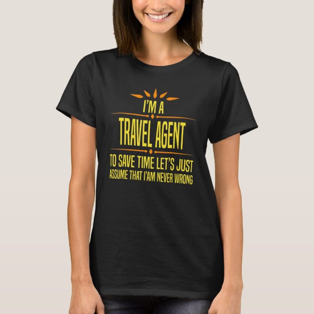 Camiseta Im a Travel Agent (Frente)