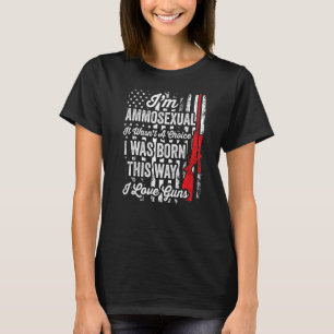 Camiseta Im Ammosexual Gun Pai Gunsmith
