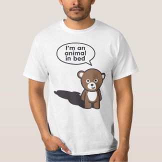 Camiseta I'm an animal in bed