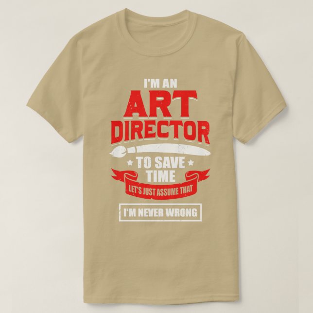 Camiseta Im An Art Diretor (Frente do Design)