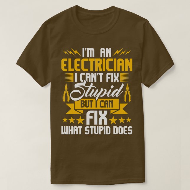 Camiseta Im An ElectronicsLineman Wailman (Frente do Design)