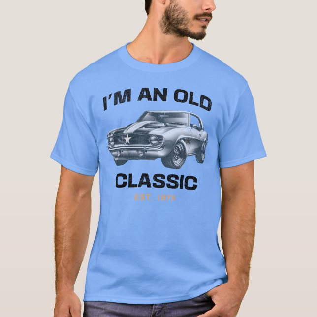 Camiseta Im an Old Classic Classic Car Design friend (Frente)