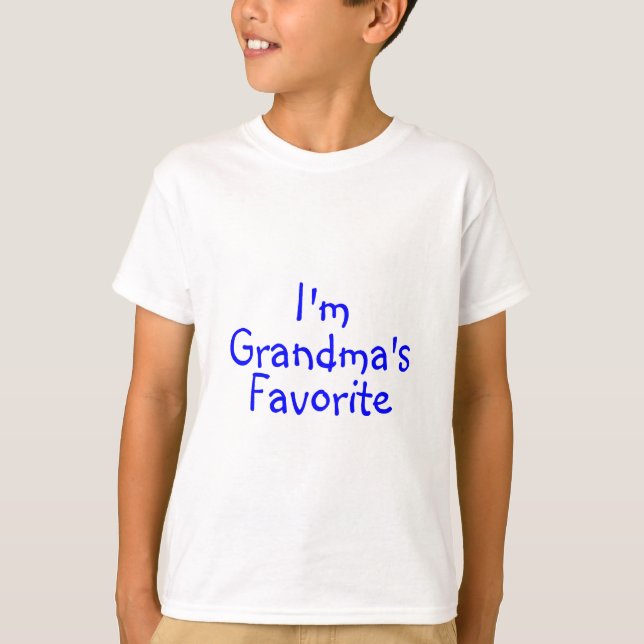 Camiseta Im azul favorito das avós (Frente)