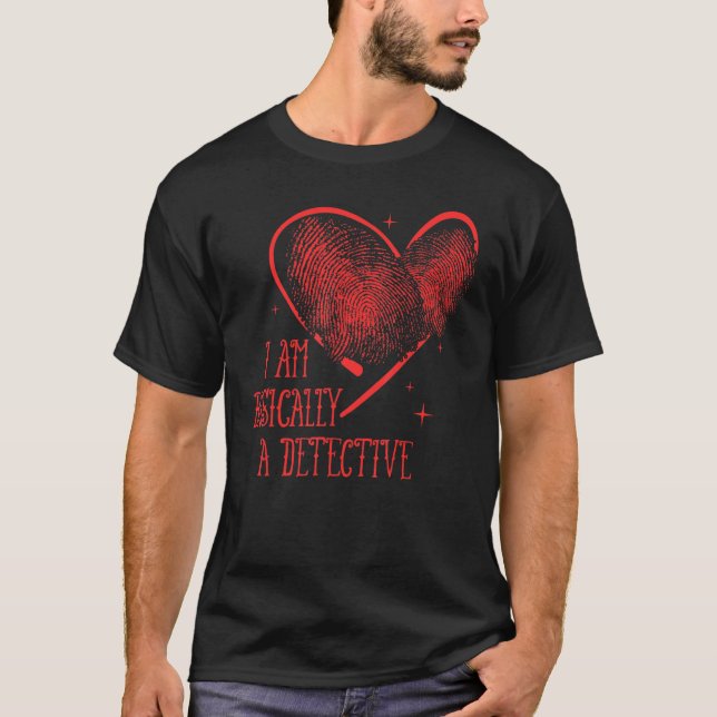 Camiseta I'm Basically A Detective Docu Crime (Frente)