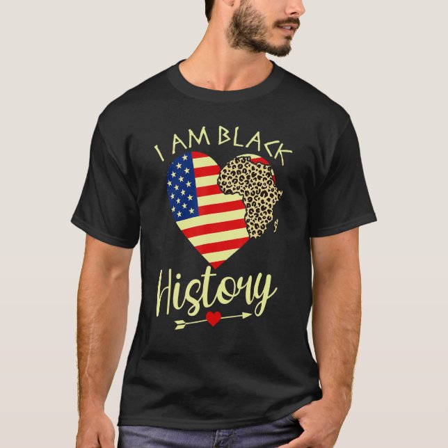 Camiseta I'm Black History Month African American Kwanzaa U (Frente)