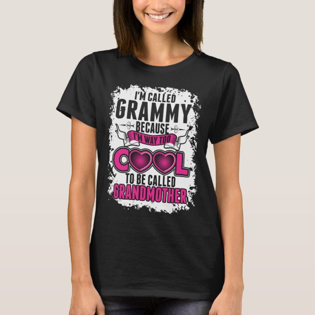 Camiseta Im chamou Grammy porque Tshirt demasiado legal da (Frente)