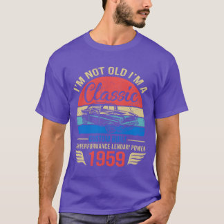 Camiseta Im Classic Car 64th Birthday Gift 64 Years Old Bor