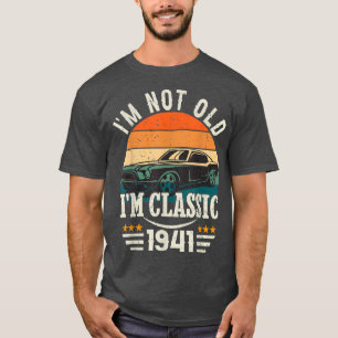 Camiseta Im Classic Car 81rua Aniversário Presente De 81 An