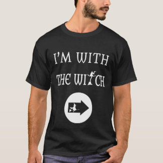 Camiseta Im com Dia das Bruxas engraçado da bruxa