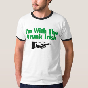 Camiseta Im com o irlandês bêbedo