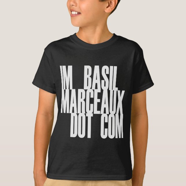 CAMISETA IM DOT COM DA MANJERICÃO MARCEAUX (Frente)