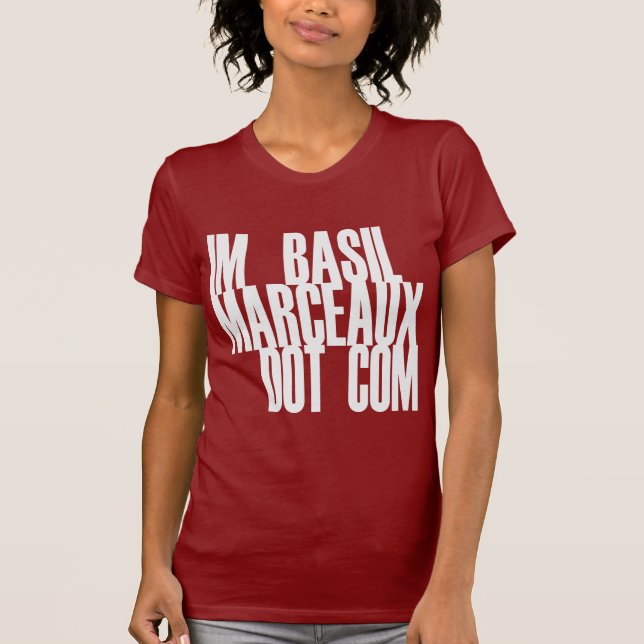 CAMISETA IM DOT COM DA MANJERICÃO MARCEAUX (Frente)