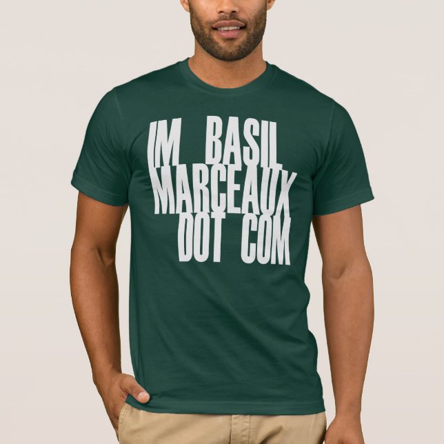 CAMISETA IM DOT COM DA MANJERICÃO MARCEAUX (Frente)