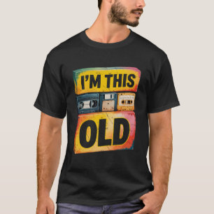 Camiseta Im Este Disquete de Cassete VHS VHS 80s 90s Antigo