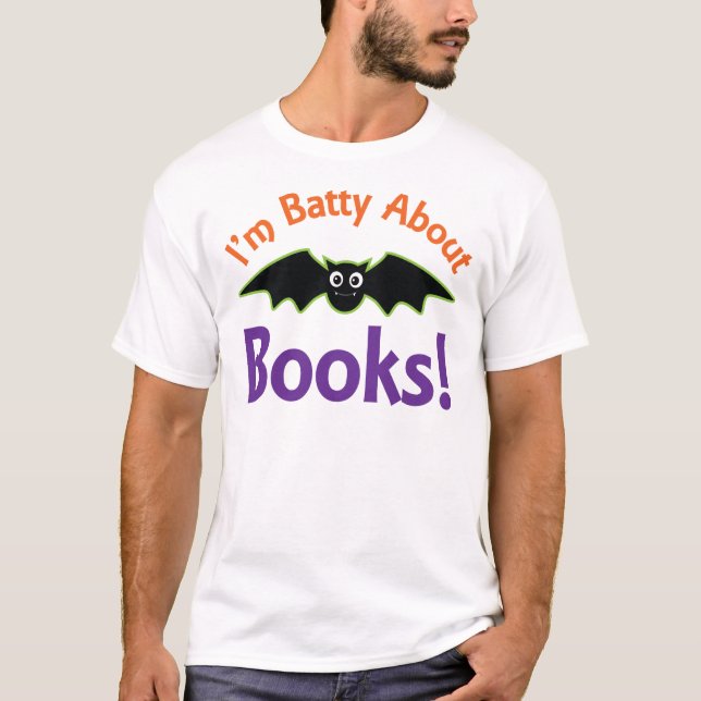 Camiseta Im extravagantemente sobre livros (Frente)