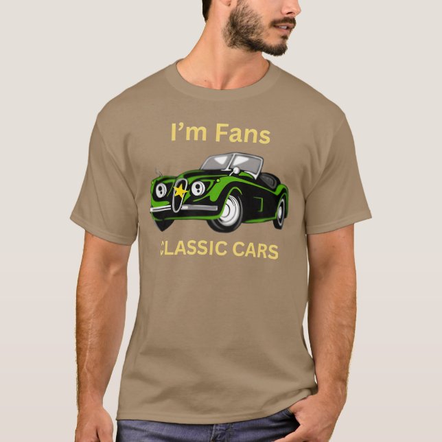 Camiseta IM FANS CLASIC CARS SHIRT girl (Frente)