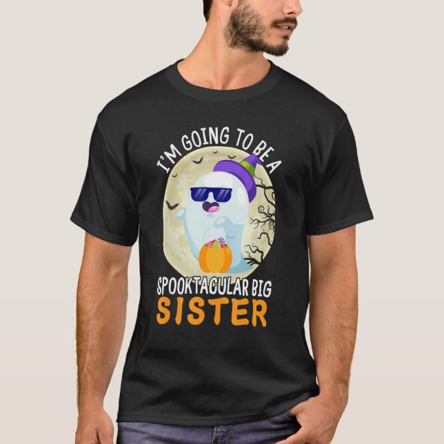 Camiseta Im Going To Be A Big Sister spooktacular Ghost Ann (Frente)