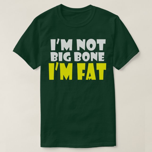 CAMISETA IM GORDO GRANDE OBESO GORDO E ORGULHO (Frente do Design)