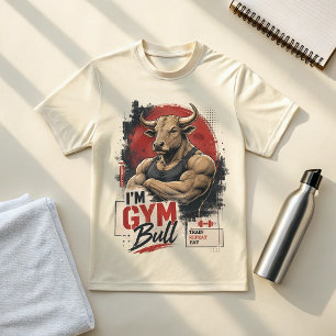 Camiseta I'm Gym Bull Treino de Força T