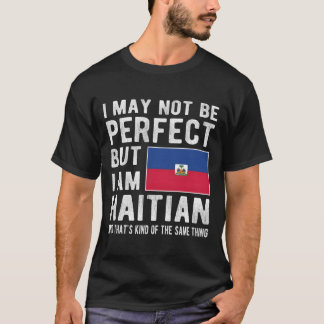 Camiseta I'M Haitian Flag Haiti Heritage Haitian Roots