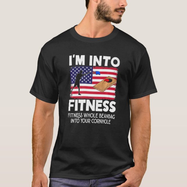 Camiseta I'm Into Fitness Fitness Whole Beanbag Into your C (Frente)