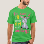 Camiseta Im Just A 9 Year Old Girl Who Loves Donkeys Funny<br><div class="desc">Im Just A 9 Year Old Girl Who Loves Donkeys Funny  .</div>
