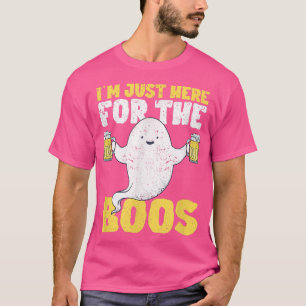Camiseta Im Just Here For The Boos Halloween Spooky Ghost F